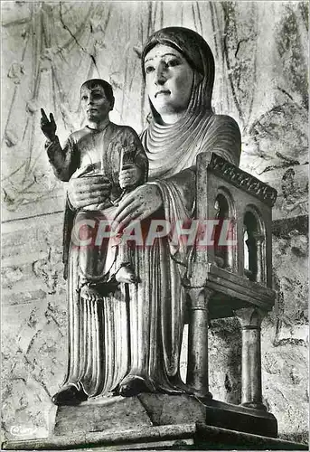 Cartes postales moderne Tournus (S et L) Abbatiale St Philibert (Xe XIIe S) Notre Dame la Brune en Bois de Cedre (XIIe S