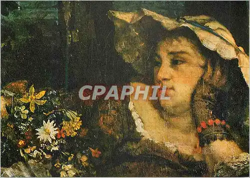Cartes postales moderne Gustave Courbet (1819 1877) Les Demoiselles des Bords de la Seine (Fragment)