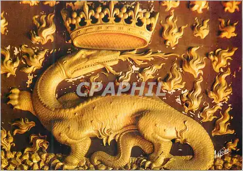 Cartes postales moderne Blois (Loir et Cher) Les Merveilles du Val de Loire Le Chateau La Salamandre Embleme du Roi Fran