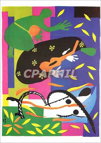 Cartes postales moderne MNAM Centre Pompidou Paris Henri Matisse Tristesse du Roi 1952