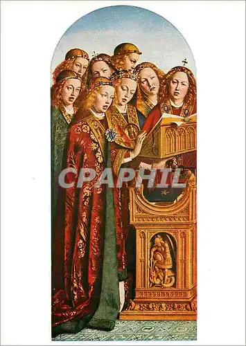 Cartes postales moderne Bruckmanns Jan Van Eyck (1385 1441) Anges Chantants