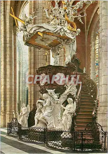 Cartes postales moderne Gent Saint Baafskaterdaal L Delvaux (1745) Chaire de Verite