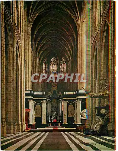 Cartes postales moderne Gent Saint Baafskaterdaal XIVe en XVIe Choeur et Grand Nef