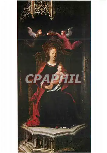 Cartes postales moderne Museum voor Schone Kunsten Gent Maitre de 1499 Diptyque de Marguerite d'Autriche Volet Gauche La