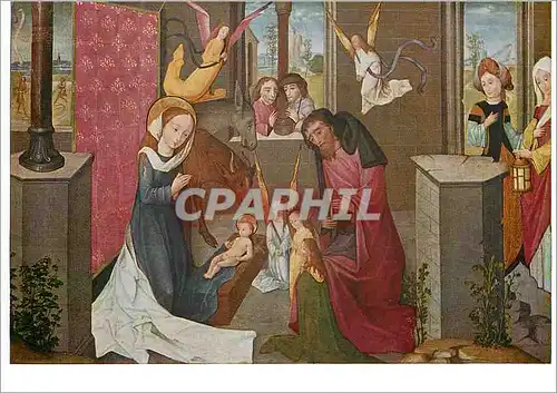 Cartes postales moderne Museum voor Schone Kunsten Gent Ecole Gantoise fin du 15e Siecle La Nativite