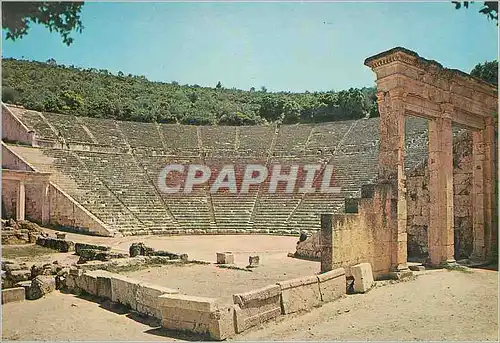 Moderne Karte Epidaure Le Theatre avec les Parodoi et la Scene