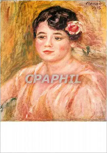 Cartes postales moderne Besancon Musee des Beaux Arts Auguste Renoir (1841 1919) Portrait d'Adele Besson (1918)