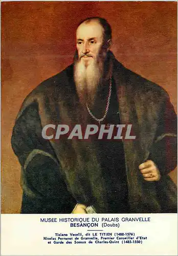 Cartes postales moderne Besancon (Doubs) Musee Historique du Palais Granvelle Tiziano Vecelli dit Le Titien (1488 1576)