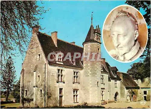 Moderne Karte La Poissonniere a Couture (L et C) Val de Loire Historique Maison Natale de Ronsard