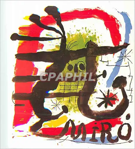 Cartes postales moderne Paris Galerie Maeght Joan Miro (1893 1983) Affiche Litographien