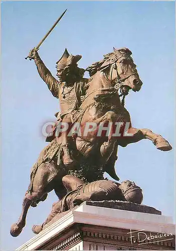 Cartes postales moderne Clermont Ferrand (Puy de Dome) Auvergne Statue de Vercingetorix Oeuvre de Bartholdi Superbe mait