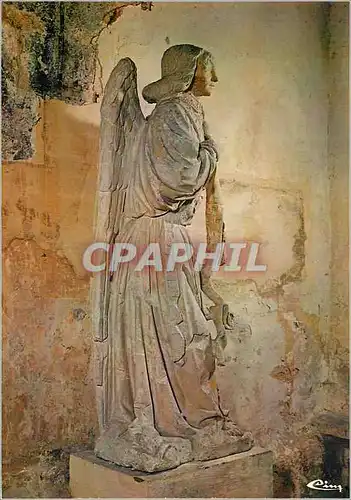 Cartes postales moderne Flavigny sur Ozerain (C d'Or) L'Ange de l'Annonciation Sculpture Champenoise du XVe Siecle