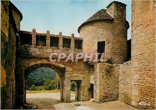 Moderne Karte Flavigny sur Ozerain (C d'Or) Porte du Val (XIIIe S) Interieur