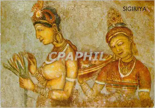 Cartes postales moderne Sri Lanka Sigiriya Frescoes 5th Century