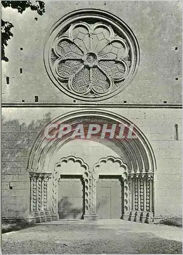 Moderne Karte Montreal (Yonne) Portail de l'Eglise XIIe S