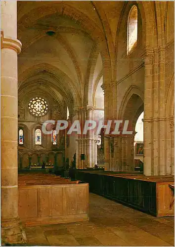 Moderne Karte Montreal (Yonne) Interieur de l'Eglise