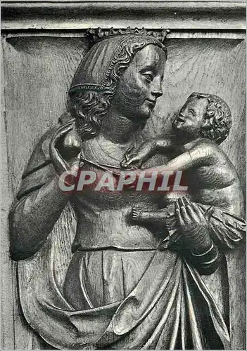 Cartes postales moderne Montreal (Yonne) Eglise XIIe Siecle La Vierge du Triptyque XVIe S