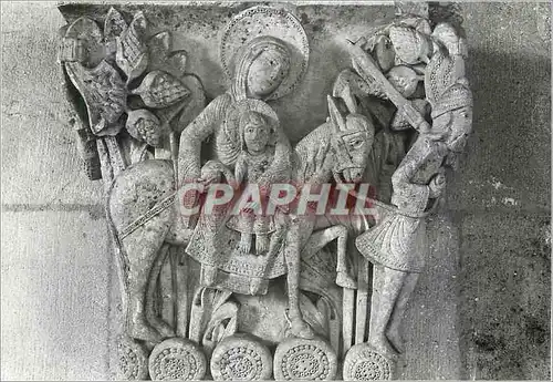 Cartes postales moderne Autun Cathedrale Saint Lazare Fuite en Egypte (XIIe Siecle)