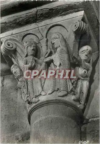 Moderne Karte Vezelay (Yonne) Basilique Sainte Madeleine (XIe et XIIe Siecle) Les Chapiteaux L'Apparition de S