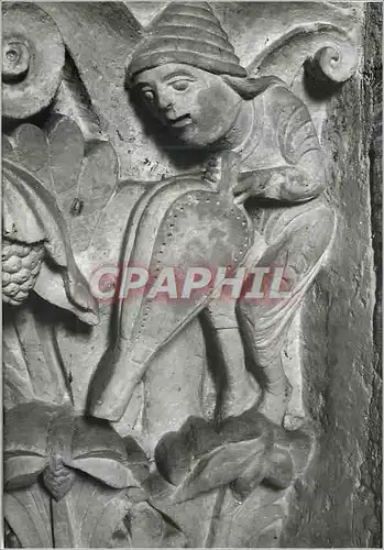 Moderne Karte Vezelay (Yonne) Basilique Sainte Madeleine (XIIe Siecle) Chapiteau de la Nef Un Vent