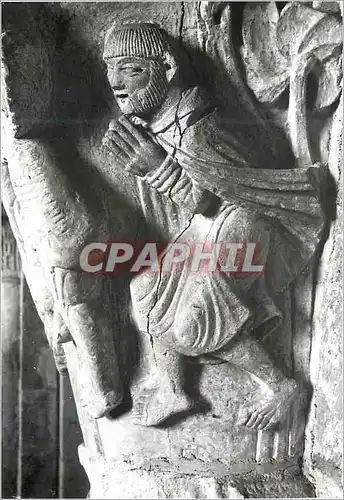 Cartes postales moderne Vezelay (Yonne) Basilique Sainte Madeleine (XIIe Siecle) Chapiteau de la Nef Ermite