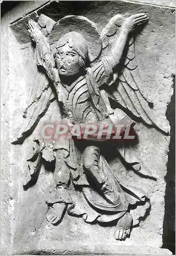 Cartes postales moderne Vezelay (Yonne) Basilique Sainte Madeleine (XIIe Siecle) Le Narthex Porte Sud Ange de la Nativit