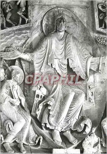 Cartes postales moderne Vezelay (Yonne) Basilique Sainte Madeleine (XIIe Siecle) Le Narthex Portail Central Tympan Le Ch