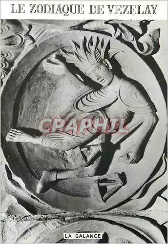 Cartes postales moderne Vezelay (Yonne) Basilique Sainte Madeleine (XIe et XIIe Siecle) Tympan Central La Balance