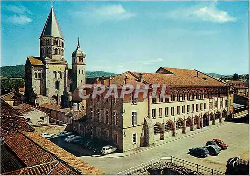 Cartes postales moderne Abbaye de Cluny (Saone et Loire) En Bourgogne Bras Sud du Transept Clocher de l'Eau benite et Cl