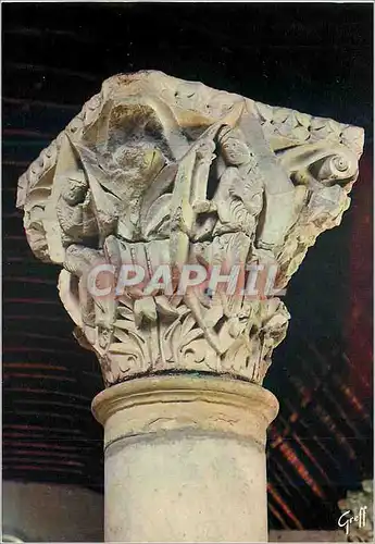 Cartes postales moderne Abbaye de Cluny (Saone et Loire) En Bourgogne Le Farinier Grand Chapiteau roman Representant les