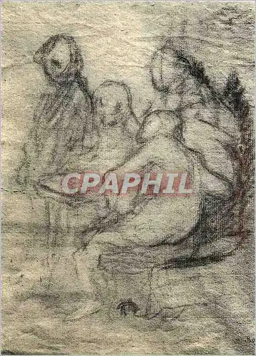 Cartes postales moderne Avignon Musee Calvet Daumier (Honore) Marseille 1808 1879 autour d'une table