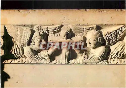 Cartes postales moderne Avignon (Vaucluse) Metropole Notre Dame des Doms Frise de l'autel Roman (XIIe S) Motif Central