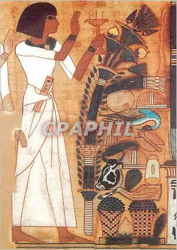 Cartes postales moderne Paris Musee du Louvre Departement des Antiquites Egyptiennes Neb Qued Porteur de la Palette de S
