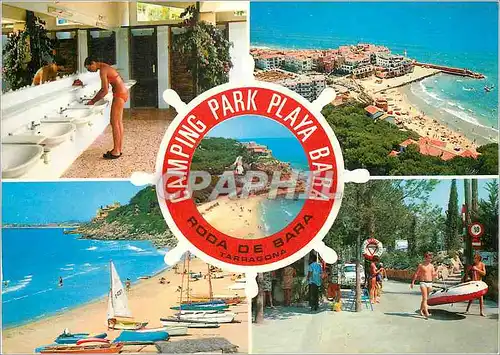 Cartes postales moderne Costa Dorada Tarragona Roda de Bara Camping Park Playa Bara