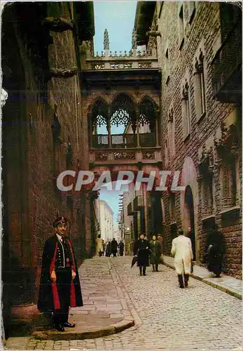Cartes postales moderne Barcelona Rue de l'Eveque Irurita