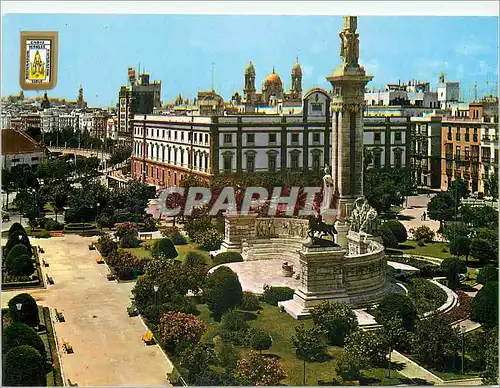 Cartes postales moderne Cadiz Place d'Espagne
