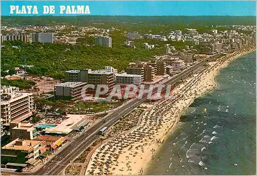 Cartes postales moderne Mallorca (Baleares) Espagna El Arenal Playa de Palma Vista Partial Aerea