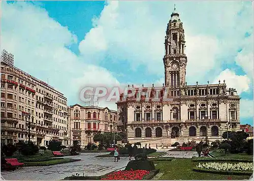 Cartes postales moderne Porto Portugal Hotel de Ville