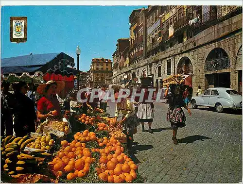 Cartes postales moderne Porto (Portugal) Marche de Cale de Ribeira