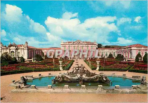 Cartes postales moderne Palacio Nacional de QueLuz (Portugal) Lac d'Amphytrite et Jardin de Neptune