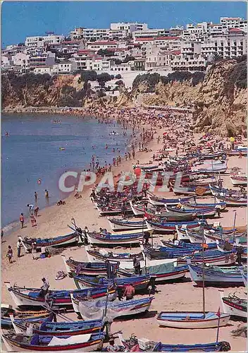 Moderne Karte Algarve Albufeira Bateaux