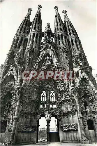 Moderne Karte Barcelona Temple Expiatoire de la Sainte Famille