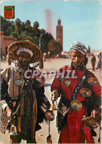 Moderne Karte Maroc Typique Vendeus d'eau