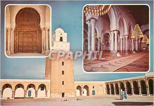 Moderne Karte Kairouan Mosquee Okba Ibn Nefaa