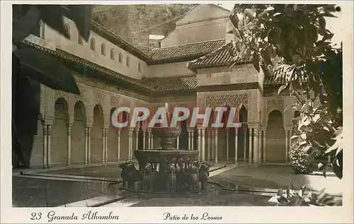 Cartes postales moderne Granada Alhambra Pation de los Leones