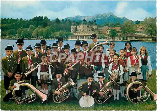 Moderne Karte Jugendkapelle Velden am Worthersee Kapellmeister Leopold Meschnig Folklore