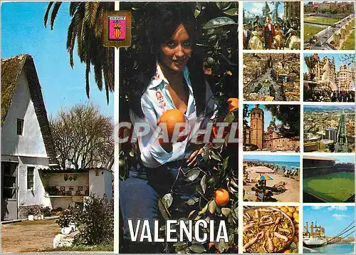 Cartes postales moderne Valencia Barraca Tipica y diversos aspectos