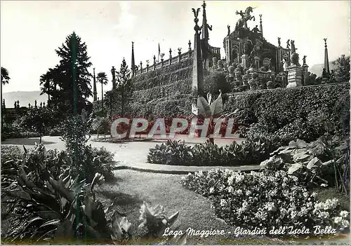 Moderne Karte Lago Maggiore Giardini dell Isola Bella