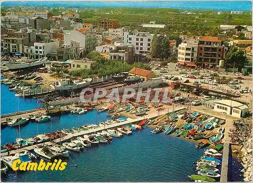Cartes postales moderne Costa Dorada Tarragona Cambrils Vue Partielle Bateaux