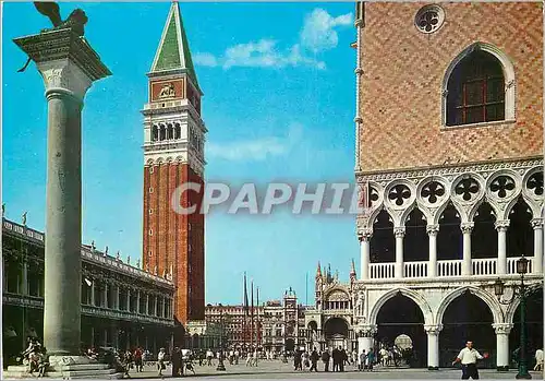 Cartes postales moderne Venezia Plazzetta et Clocher de S Marc